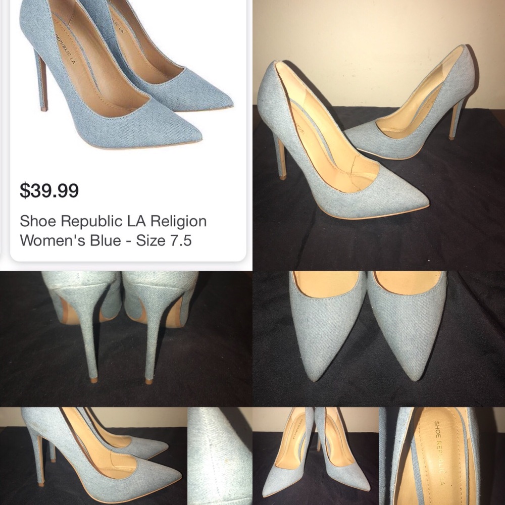 Denim pumps new!